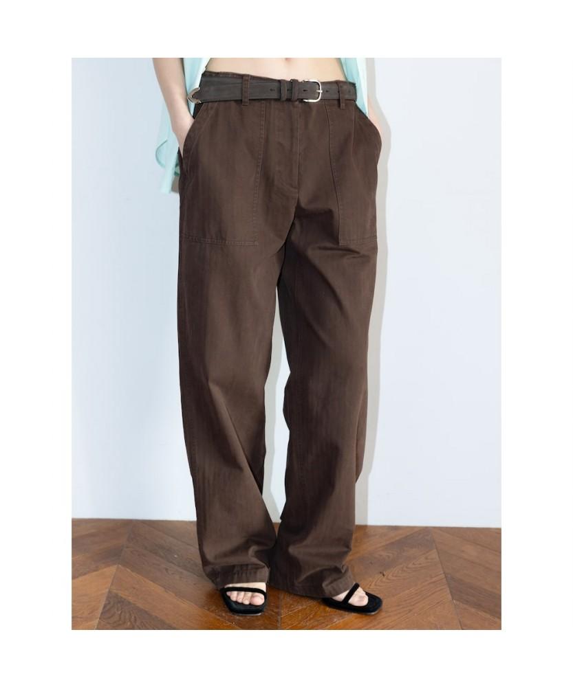 Diaepeocheo Ralph Baggy Pants Brown (Ta6221A08D)