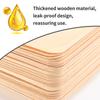 50PCS Wooden Square Plates Disposable Tableware Microwavable Recyclable Wood Dinner Plates for Events Kitchen Supplies