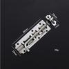 Stainless Steel Door Bolt Latch, Thickened Surface Mount Slide Latch Lock for Window,Cabinet, Security Gate, Wooden Door, 10pcs with Screws Included