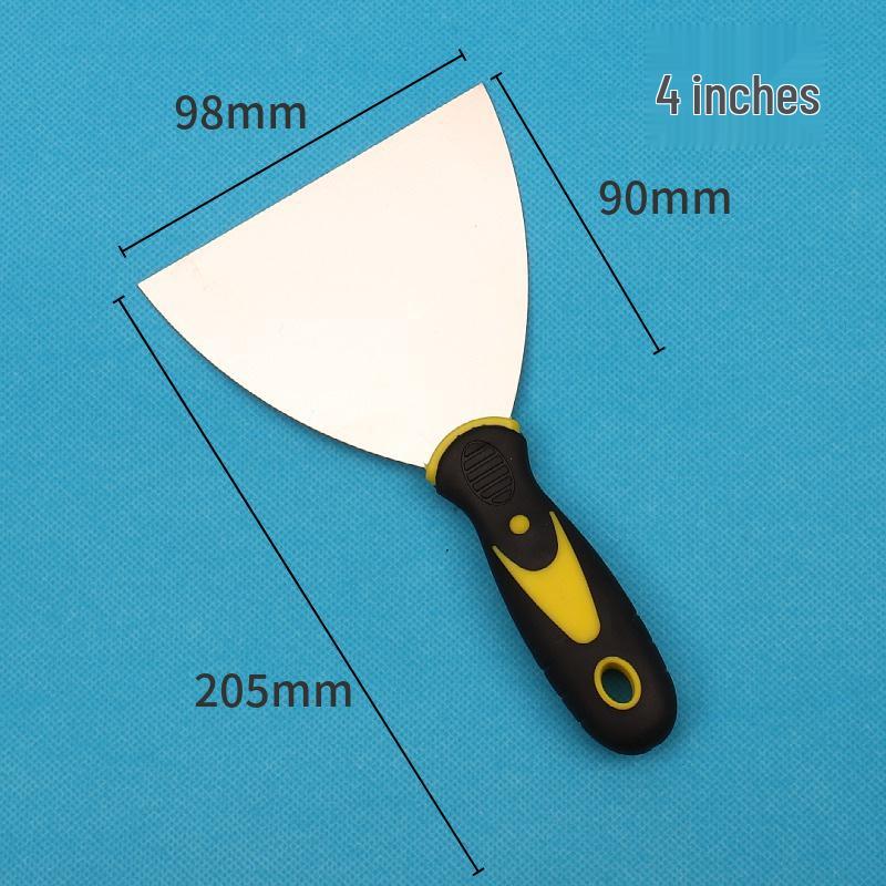 Stainless Steel Two-Color Handle Putty Knife for Household & Industrial Use