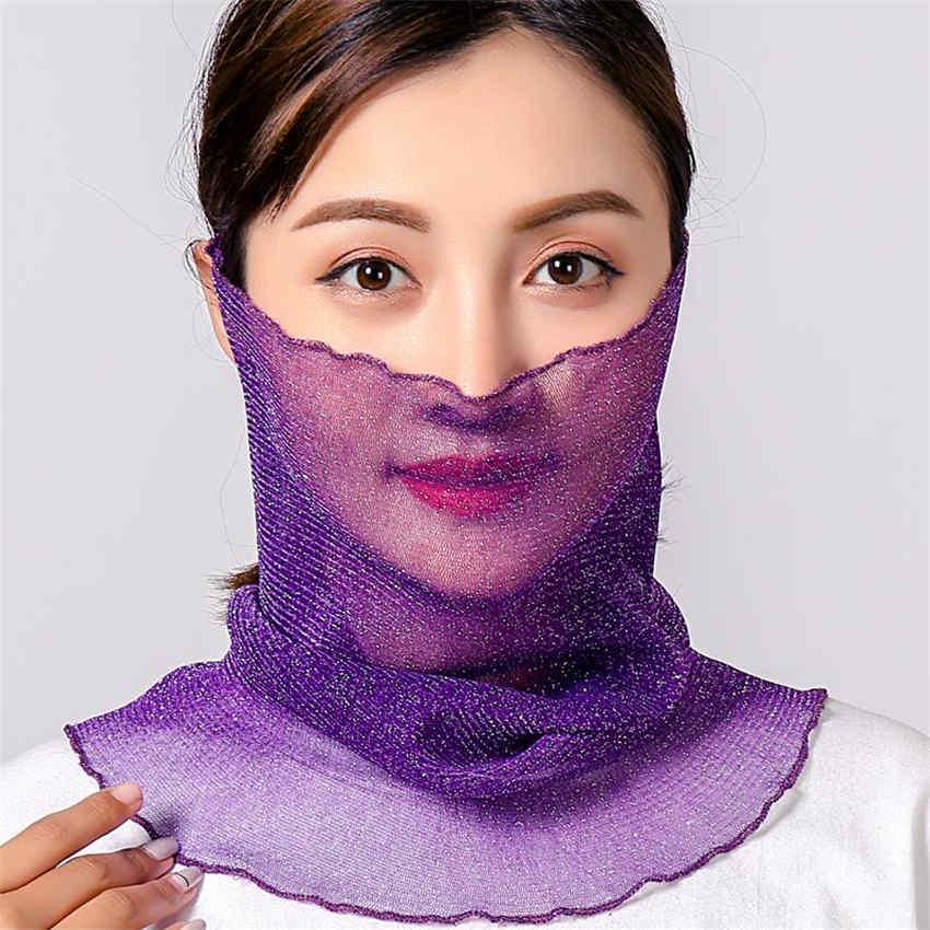 Sun Protection Variety Small Scarves Women's Wild Collar Multi-functional Scarf