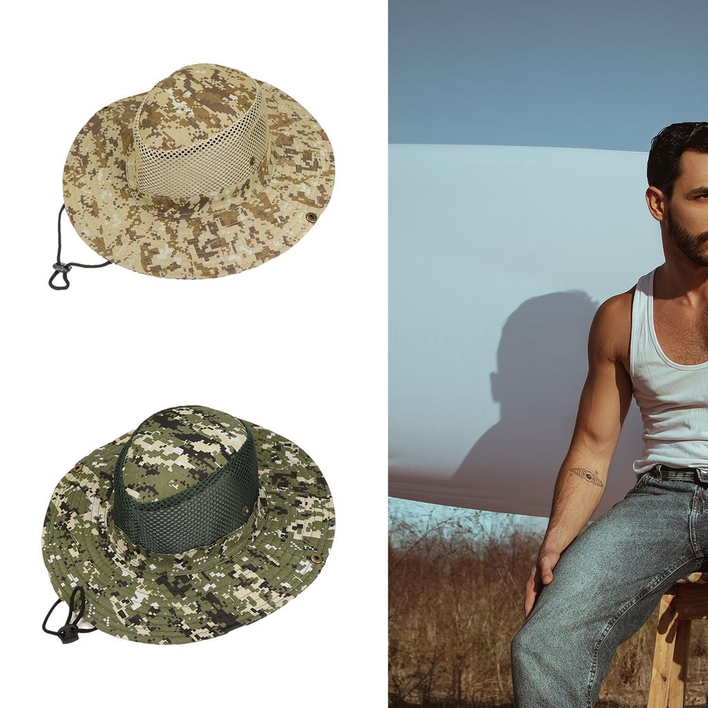 Campings Mesh Ventilate UV Sun Hat Wide Brims Sun Protections Hat Mountaineering Hat Large Fisherman Hat Bucket Outdoor