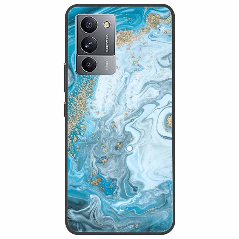For Lenovo Legion Y70 Case Marble Soft Silicone Phone Cover for Lenovo Legion Y70 Back Cover Y 70 5G 6.67" Coque Fundas