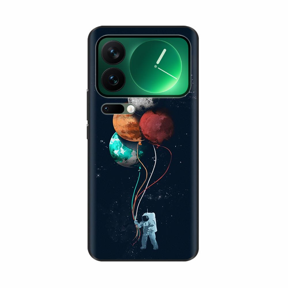 For Xiaomi Mi 17 Pro Max Case Luxury Soft Black Silicone Printed Protective Shell Back Cover Cases For Xiaomi 17 Pro Max Casing
