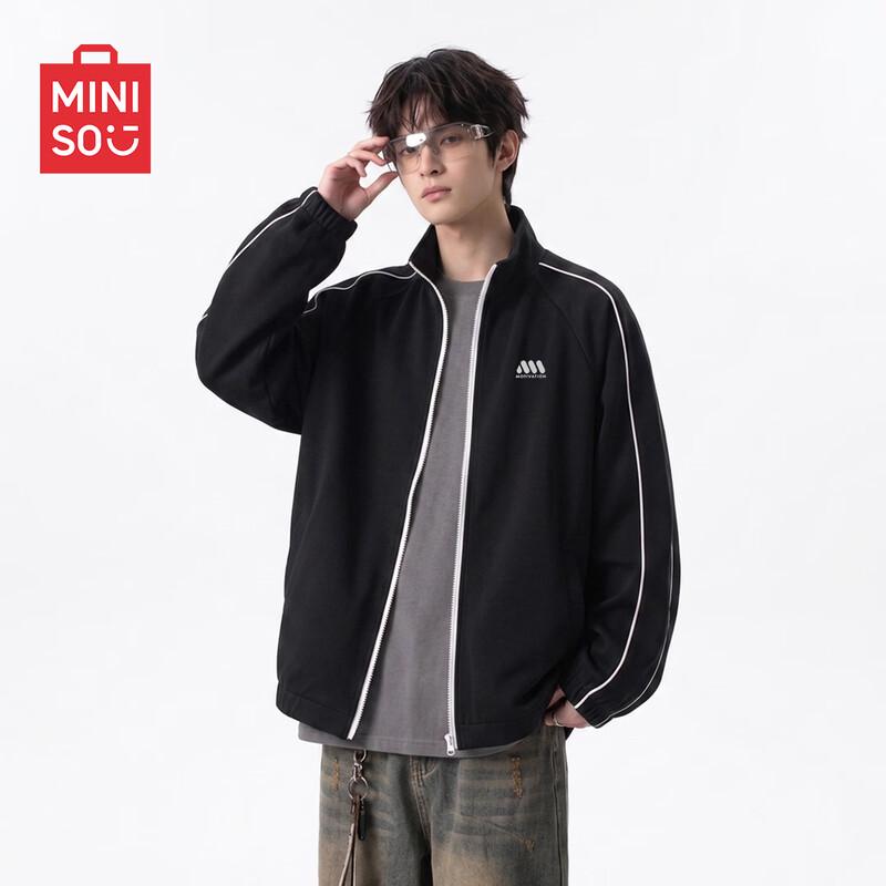 MINISO Trendy Campus Style Stand-Collar Jacket