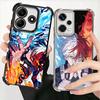 MHA My Hero Todoroki Shoto Soft Phone Case For Xiaomi Redmi Note 14 15 Pro Plus 13 12 11S 11T 5G 10 9S 9 Plating Anti-Fall Funda