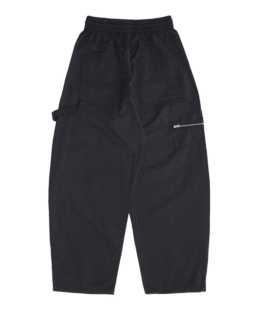 Naiteuwokeudeb Dust Nylon Wide Pants_Black