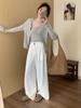 Gentle Style Vest & Cardigan Set - 2025 Spring/Autumn Sweet Slimming Knitwear