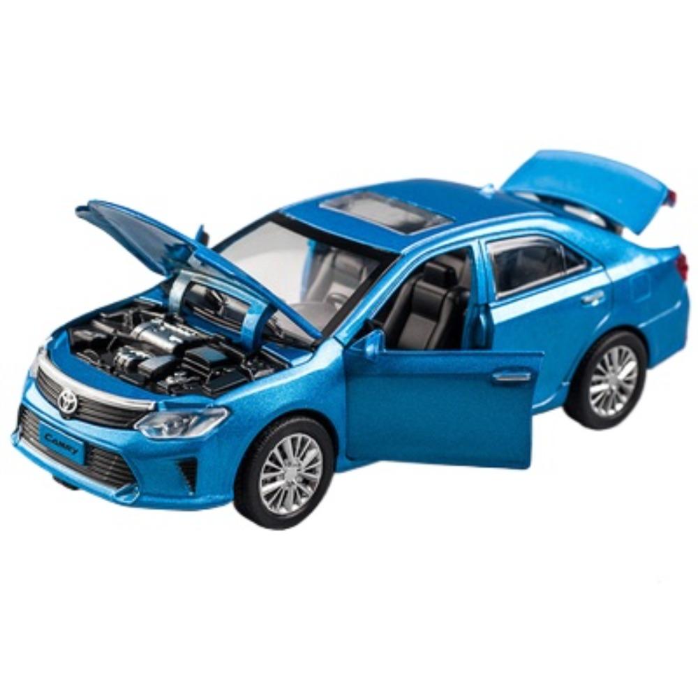 

1/32 Seventh Generation TOYOTA CAMRY Alloy Car Model Diecast & Toy Vehicles Metal Toy Car Model Simulation Sound Light Gift синій