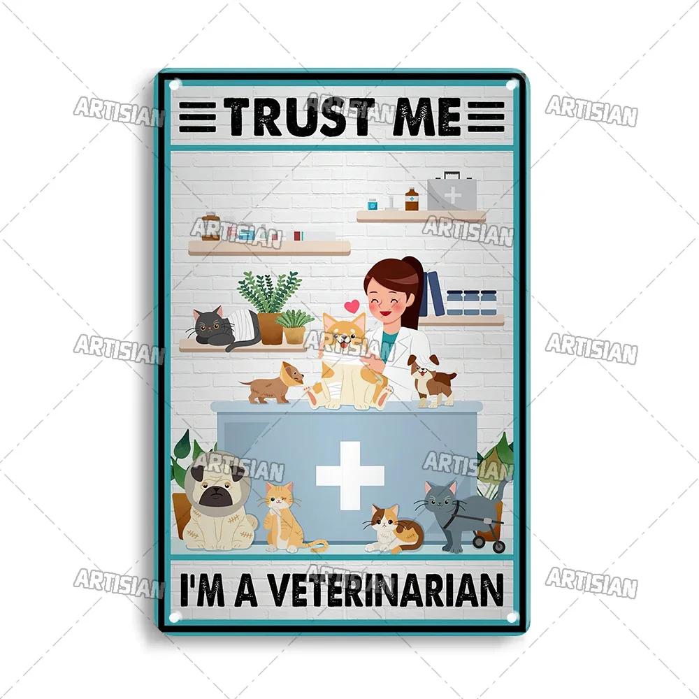 ARTISIAN Weathered Doctor Metal Poster Vintage Metal Tin Sign Man Cave Garage Wall Decorative Home Metal Plaque Art Metal Sign