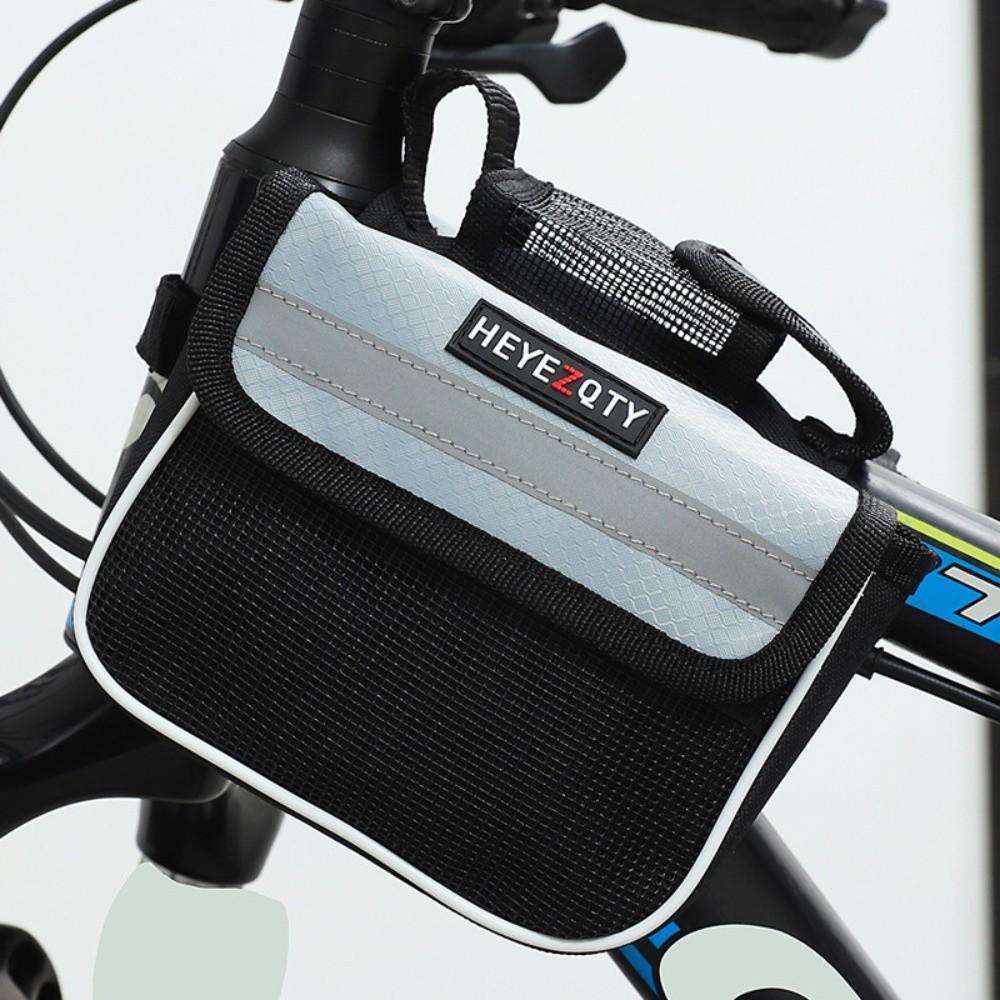 Large Capacity Bicycle Saddle Bag Waterproof Mountain Bike Crossbar Bag Cycling Accessories