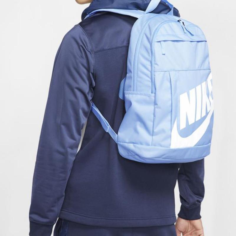 Nike Polyester Backpack Regular Unisex Light Blue Lightweight Casual BA5876-436