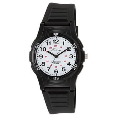 Damen VS08-002 ( Uhr Q&Q Standardmodell Wasserdicht (10 atm)) Runde Uhr Schwarz