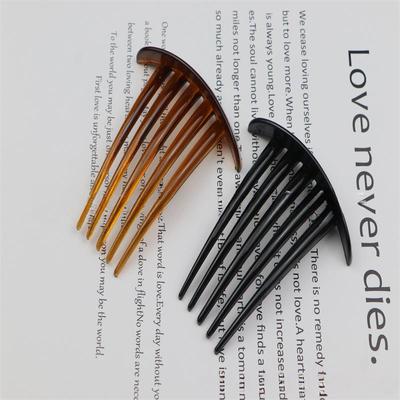 1 stuks Zwarte Haarspelden voor Meisje Haarvork Vrouwen Paardenstaart Haarkammen Volume Inzetstukken Haarklem Haarstyling Tool Bouffant Haaraccessoires
