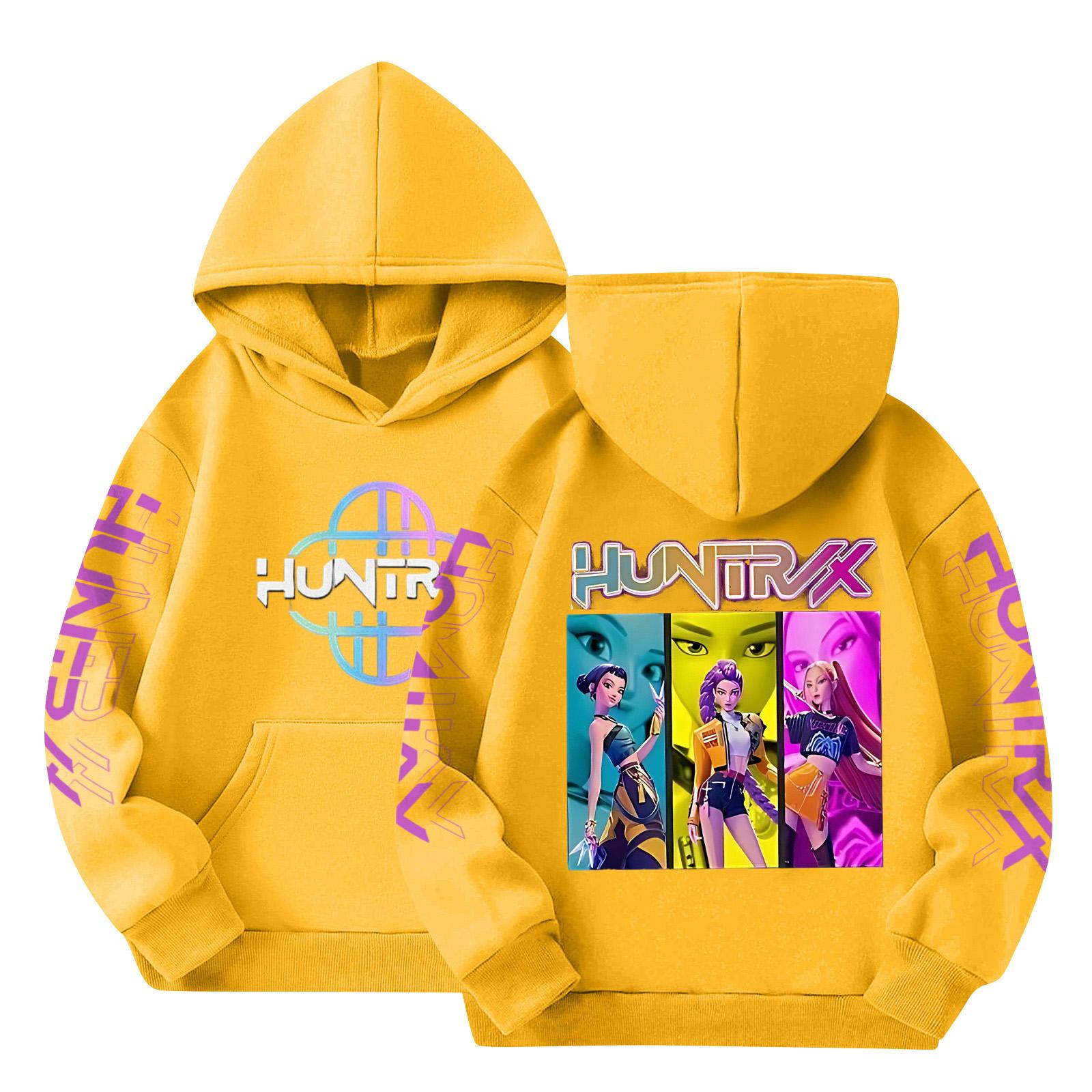 

Kids Casual Long-Sleeved Letter Print Hooded Sweatshirt, Trendy Long-Sleeved Sweatshirt 160 жовтий