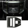 Carbon Fiber Rear Armrest Air Vent Outlet Panel Trim Cover For 18+Dodge Ram 1500