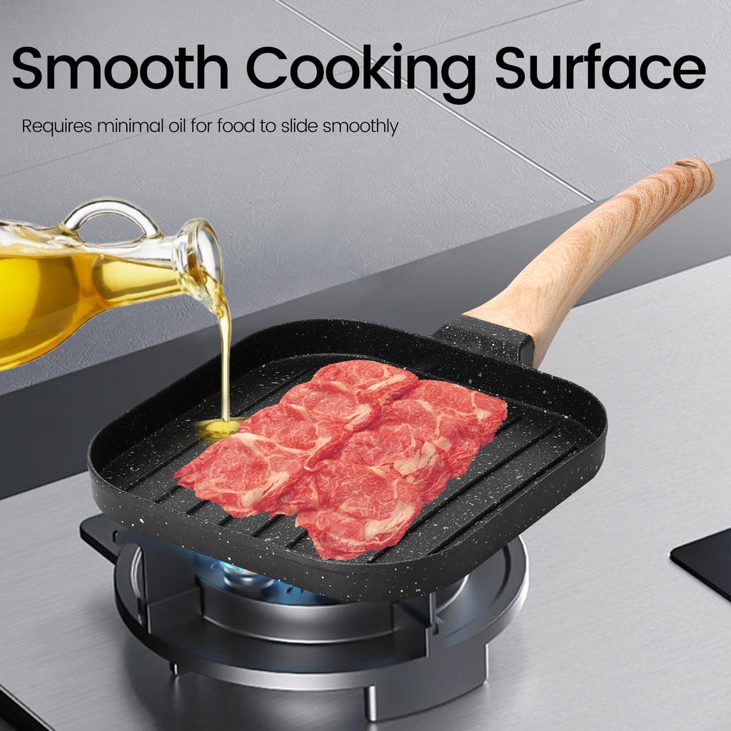 New Frying Pot Pan Thickened Omelet Pan Non-stick Egg Pancake Steak Pan Cooking Egg Ham Pans Grilling Cookware Pan Kitchen Tools