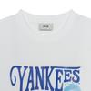 New MLB New York Yankees T Shirt Unisex White 3ATSX0553-50WHS
