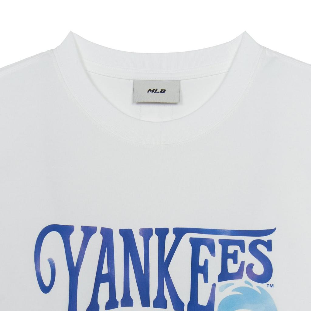 New MLB New York Yankees T Shirt Unisex White 3ATSX0553-50WHS