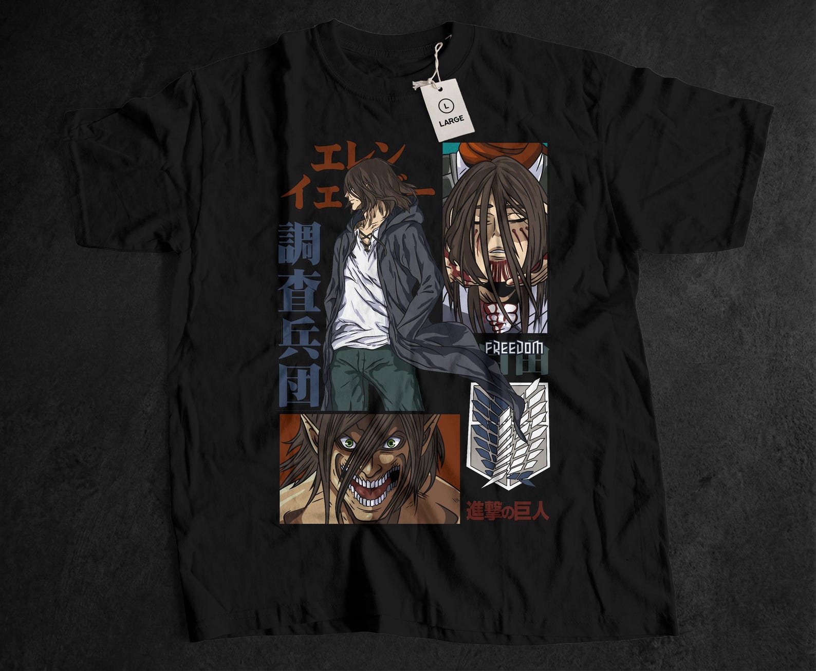 Unisex Shonen Manga Tee, Post Apocalyptic Style, Japan Streetwear, Otaku Lovers, Edgy Anime Art, Cool Animation Vibes, Gift For Anime Lover 160
