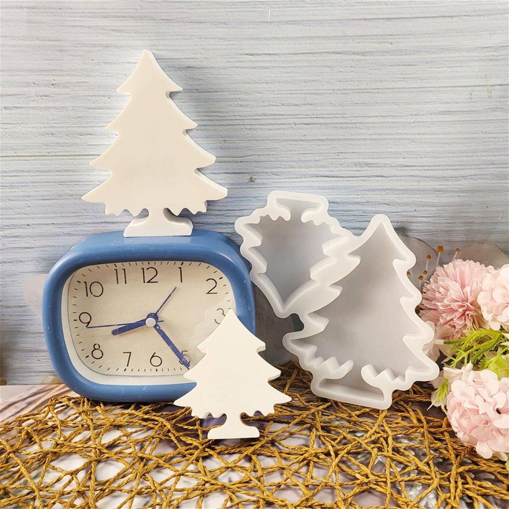 Christmas Tree Candle Mould Silicone Molds Ornament Molds Castings Molds Handmade Plasters Molds Craft Supplies