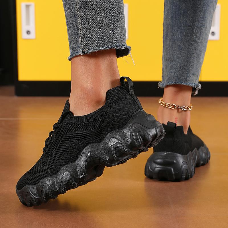 New Women'S Shoes Breathable Soft Sole Anti Slip Wear Resistant Fashion Leisure Platform Shoes Comfortable Summer Sneakers Women