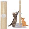 Arbre À Chat - Springos® - 103,5 Cm - Sisal - Balle Suspendue - Gris