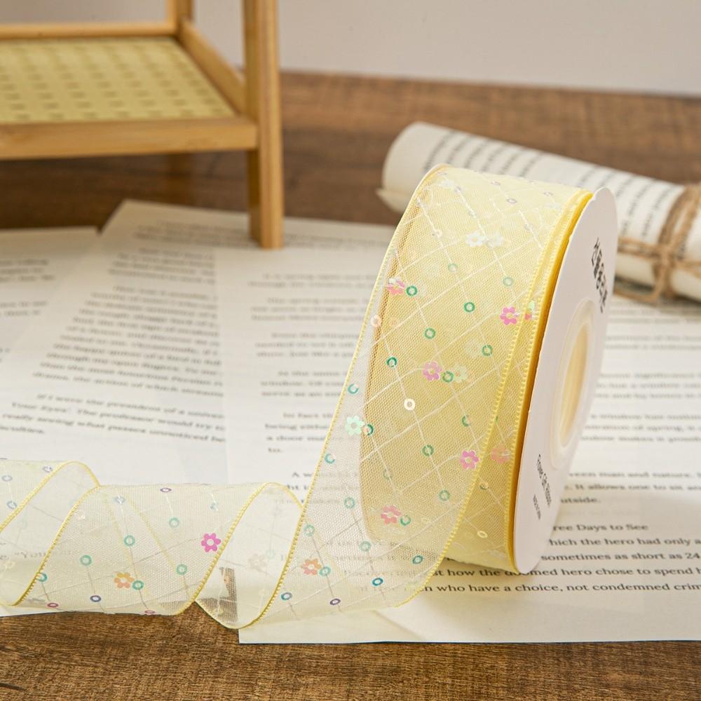 4cm Silk Ribbon Gift Wrapping Bouquets DIY Decor Creative Chiffon Ribbon