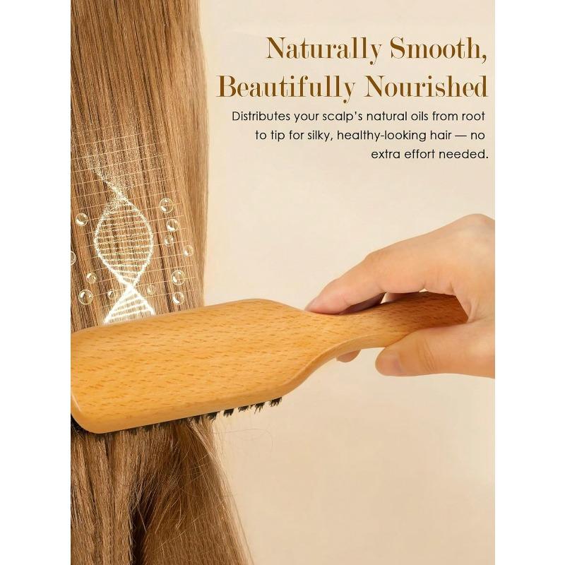 Unisex Hair Brush And Beard Brush Professional Styling Brush, Suitable For Thick/Thin Hair, Trimming Cleaning Comb Women Hair Brush,