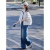 Women's Colorblock Stand-Up Collar Jacket