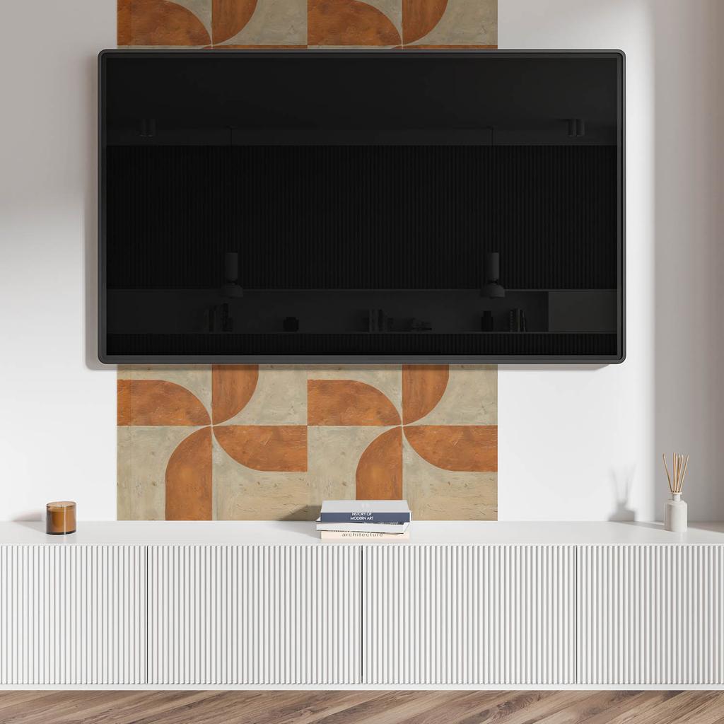 Self-adhesive Vinyl Wall Covering with Graphics for the Kitchen 100x50 cm Geometry with Arches