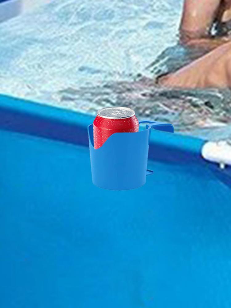 Swimming Poolside Cup Holder For Ground Pools No Punching Swimming Pool Beer Bottle Drink Holder No Spills Pool