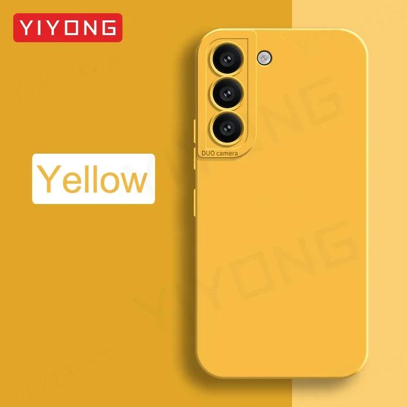 S22 Case Square Liquid Silicone Soft Cover For Samsung Galaxy S22 S25 Ultra S23 S24 Plus S22+ S23+ S24+ S25+ Phone Cases