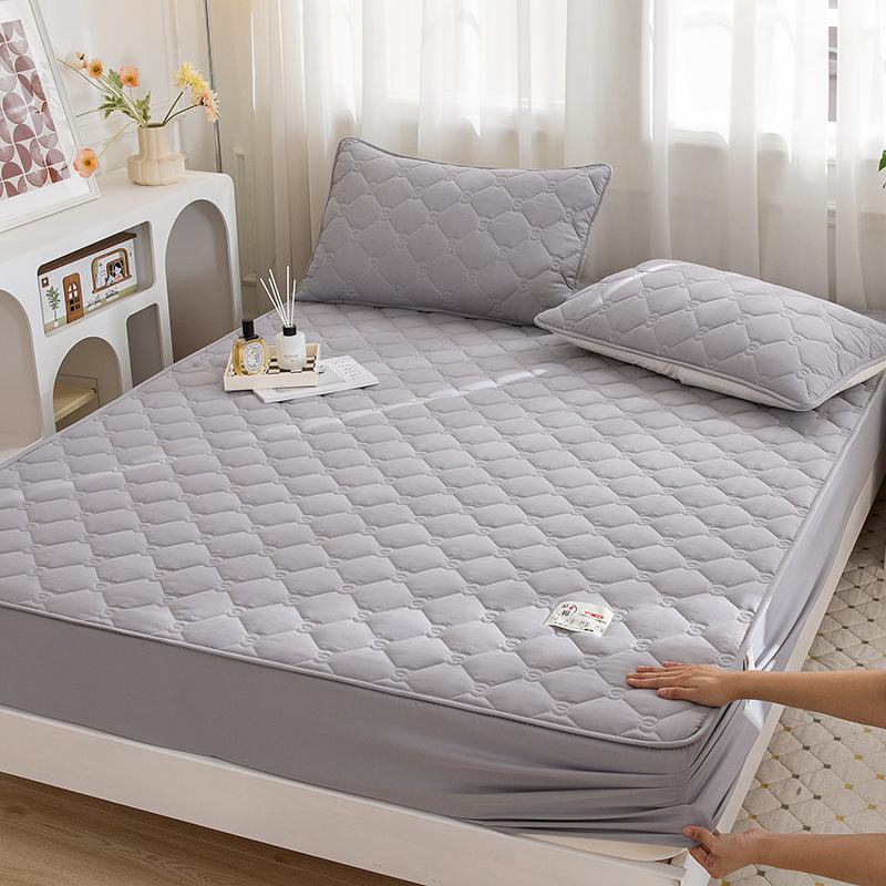 Maternal and Infant Grade Raw Cotton Padded Bed Sheet, Soybean Fiber Embroidered Mattress, and Mattress Cover with Simmons