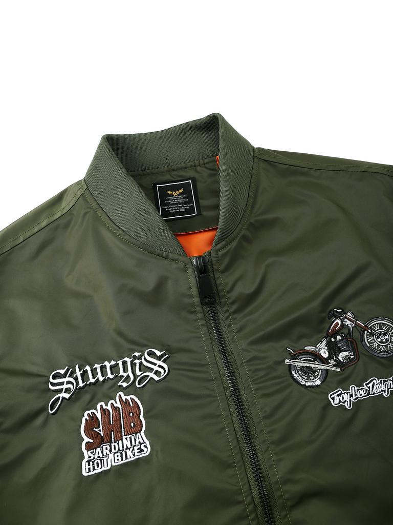 Flight Jacket Men's Spring and Autumn MA1 Pilot Jacket Baseball Suit