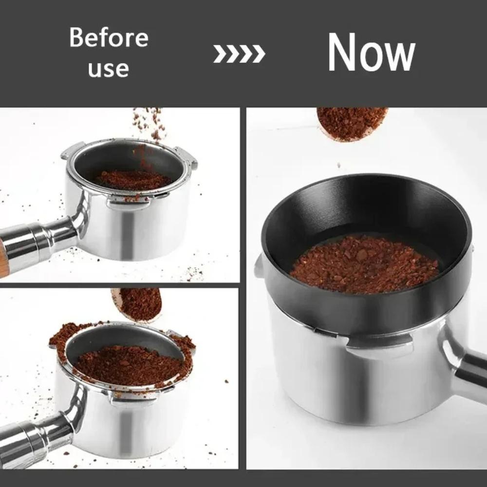 51mm 53mm 58mm Magnetic Espresso Dosing Ring Aluminum Dosing Funnel Perfect Fit For Coffee Brewer Accessories