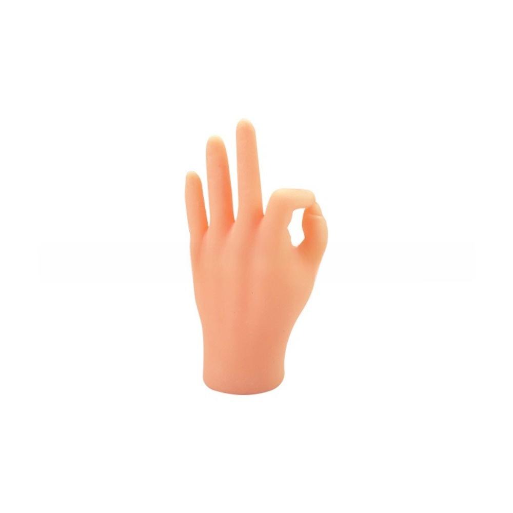 Novelty Feature Finger Cat Toy Mini Size Mini Finger Puppet Funny Funny Prank Gift Pet Supplies