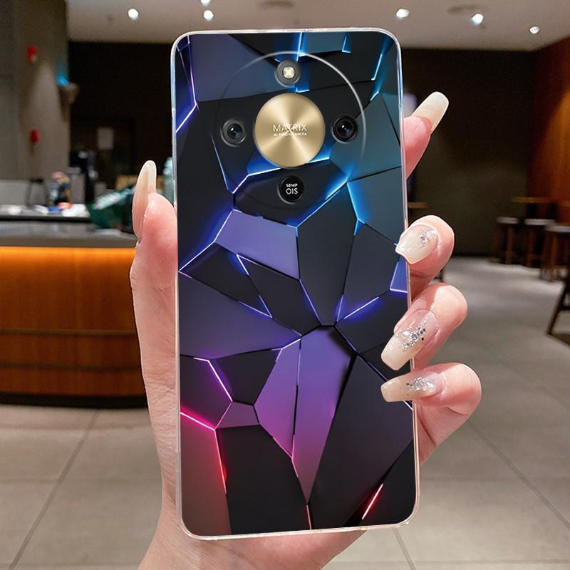 Casing For Honor X9D 5G Aesthetic Luxury Dragon Cute Cool Boys Girls Soft Silicone Phone Case Back Cover Transparent TPU Shell