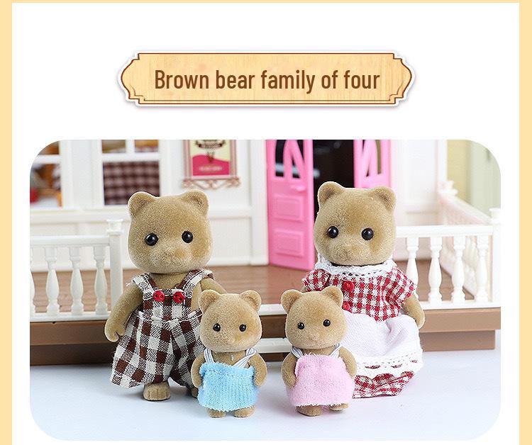 Senbel Mini Rabbit Doll Clothes Accessories for Children's Play House Set