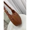 New High-end Light Luxury Cowhide Leather Lock Armpit Dumpling Bag Handbag Shoulder Bag Women's Bag