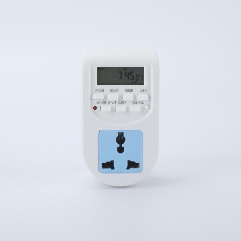 Gniazdko z timerem 20A, wtyczka EU, cyfrowy wyświetlacz, programowalne, oszczędzające energię, gniazdko z timerem elektrycznym, gniazdko z timerem elektrycznym, gniazdko z timerem