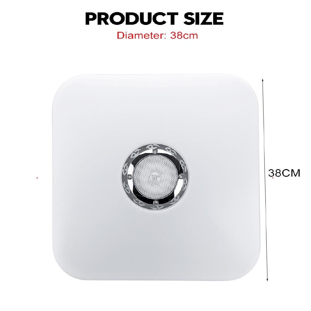 Modern Wifi APP Remote Control Music Light 36W 72W With bluetooth Speaker Square Smart Ceiling Lamp RGB Music Led Ceiling Light