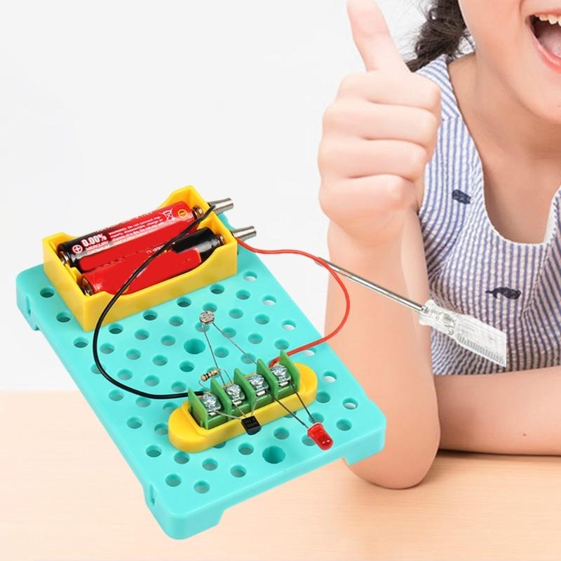 DIY Basic Circuit Electricity Learning Kits Science Experiment Kits Electrical Circuit Experiment Kits STEM Toy