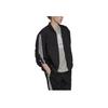 adidas Originals Trefoil Parley TT Stripe Print Logo Zip-Up Jacket Men Outerwear Black HN7030