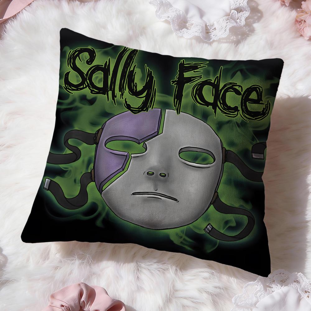 Band S-Sally F-Face Cushion Cover Premium Comfort Reversible Pillow Cove -Two in One Design for Any Room & Car Interior