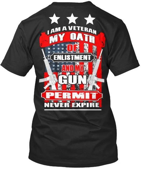 I AM A VETERAN MY OATH TTshirt Made in the USA Size S to 5XL M