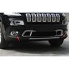 For 2014-2018 Jeep Cherokee Chrome Front Bumper Fog Light Frame Cover Trim decor | Polished Chrome | 1 Year Manufacturer Warranty | Adhesive | China