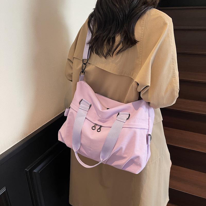 Large-capacity Casual Canvas Travel Bag for Men and Women, New Short-distance Business Trip Duffel Bag, Shoulder Crossbody Swimming Training Bag