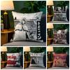 Cartoon Comic V-Vinland Sagapc 2 Pillow Case Natural Linen Organic Fabric Double-Sided Printing Sofa Home Decor Gift Pillow Case