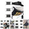 Car Top Storage Net For Organizing Auto Accessories Black Double-layer Cross Weave Style